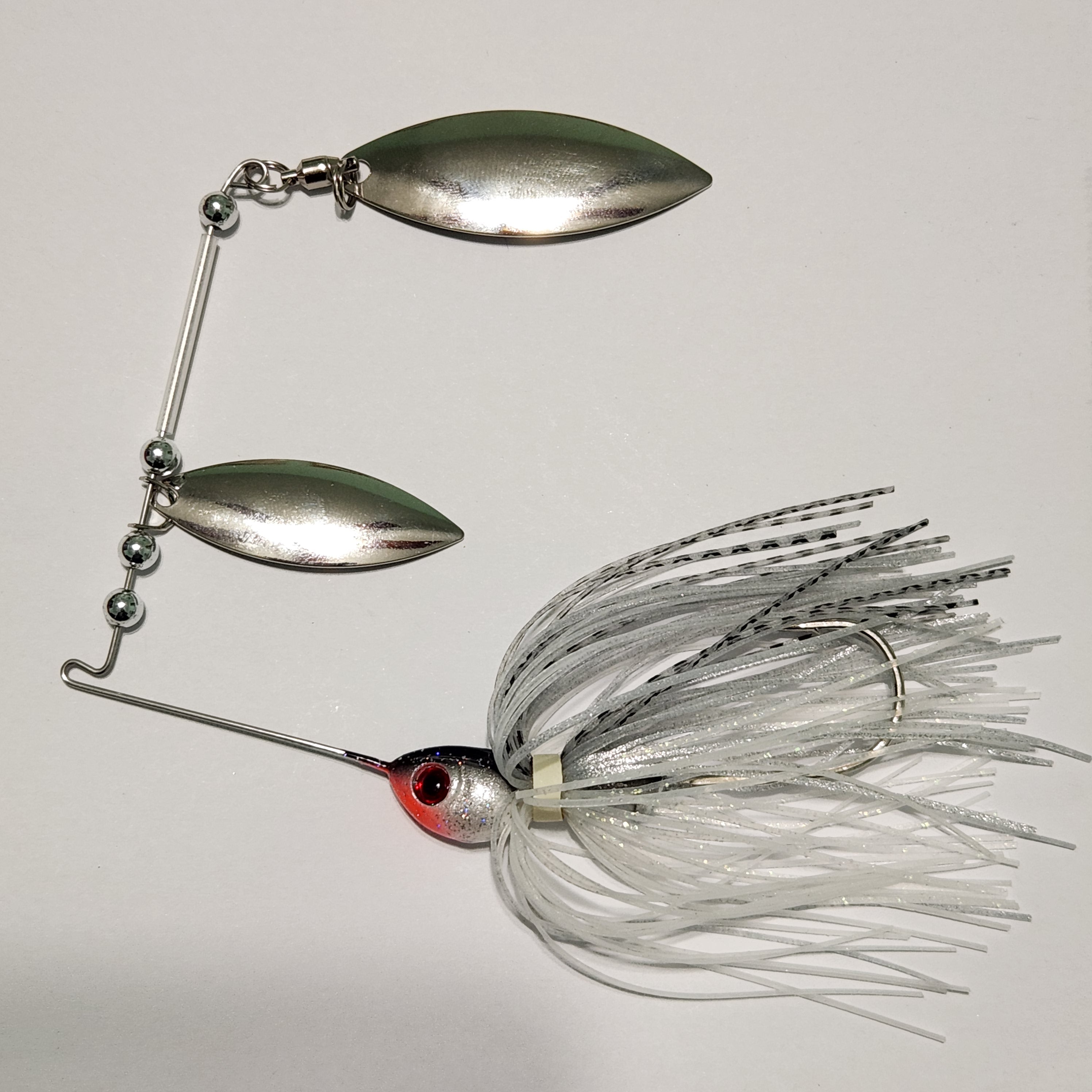 Double Willow Leaf Spinner Bait CHROME BLADE (KRAPPIE KILLER)