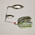 Double Willow Leaf Spinner Bait SILVER/CHROME