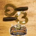 🌀 BAXTER’S BAITS TRIGGER GRUB™ Green Pumpkin Green Magic