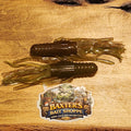 🦞 Baxter’s Baits Trigger Crawkin™ Green Pumpkin/Brown Red Flake