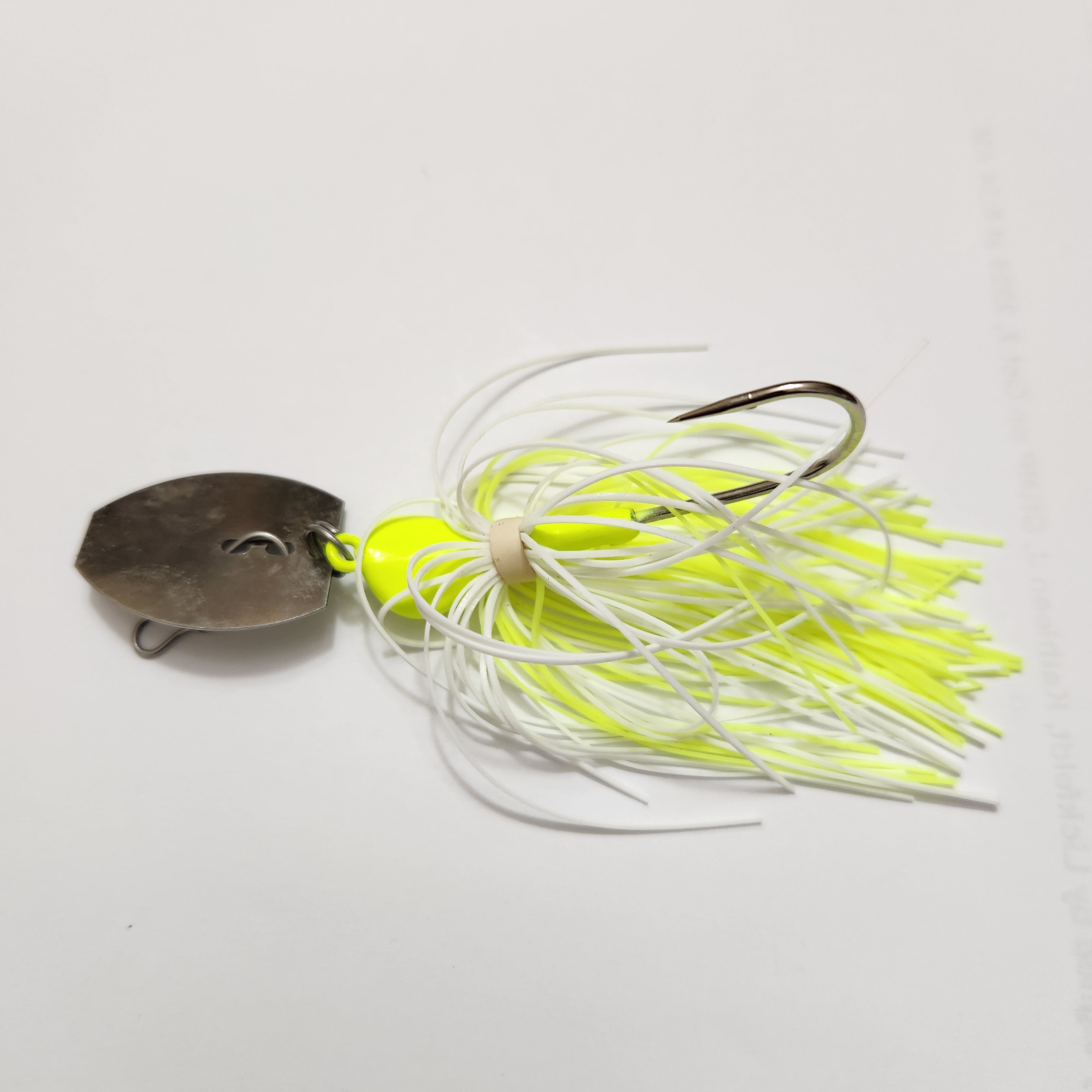 Yellow n White 3/8 oz Bladed Jig
