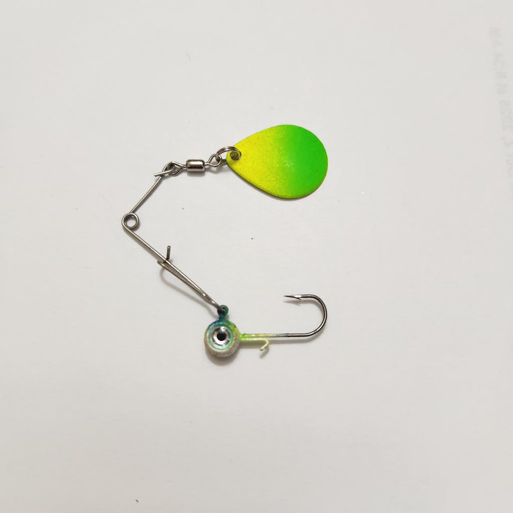 Micro Spinner Yellow/Green 1/8 oz