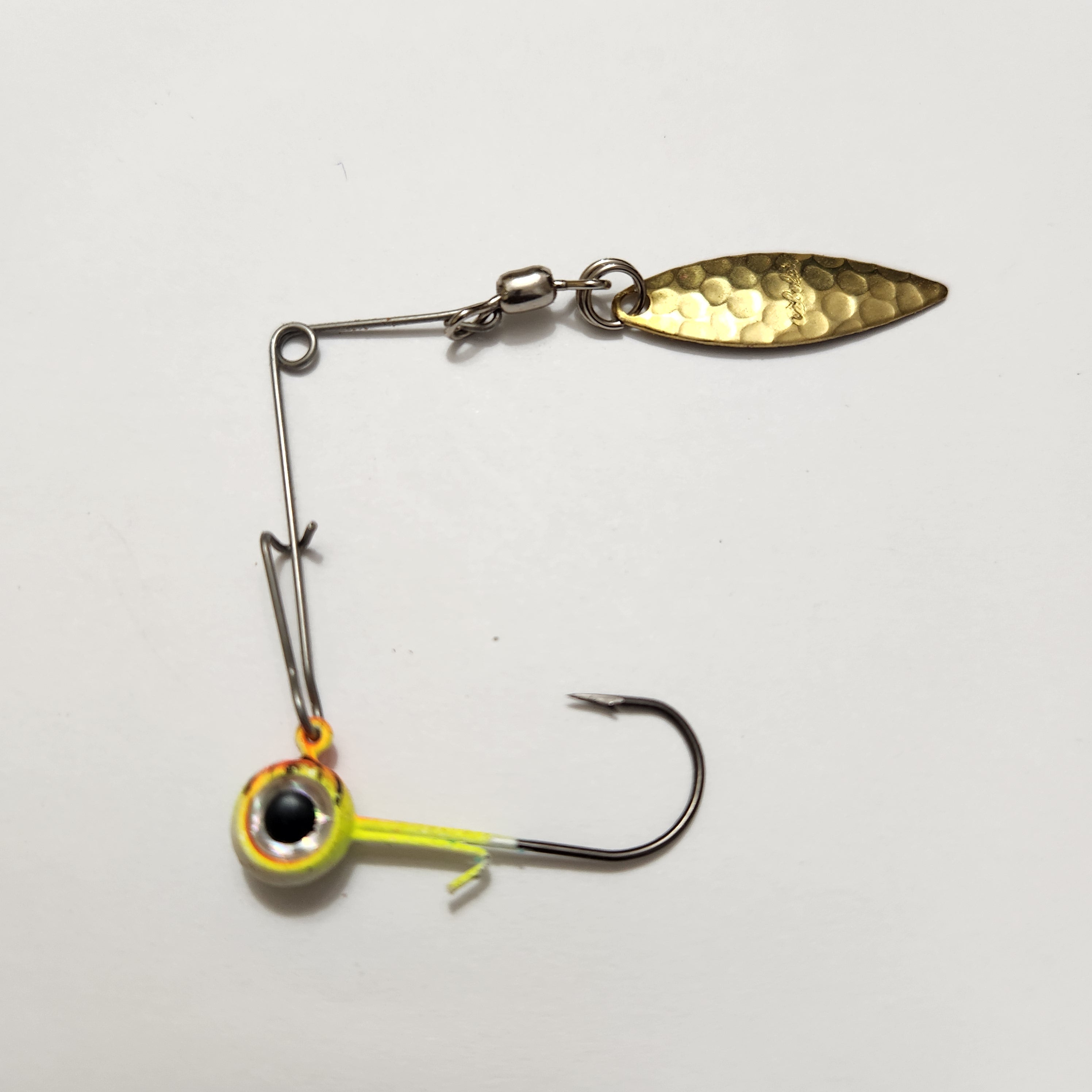 Micro Spinner w/ brass Hammered Colorado Blade 1/4 oz (Copy)