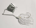Buzzbait White brushed alum blade