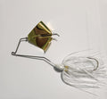 Buzzbait White w/ Gold Blade