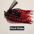Football Jig-Black Widow