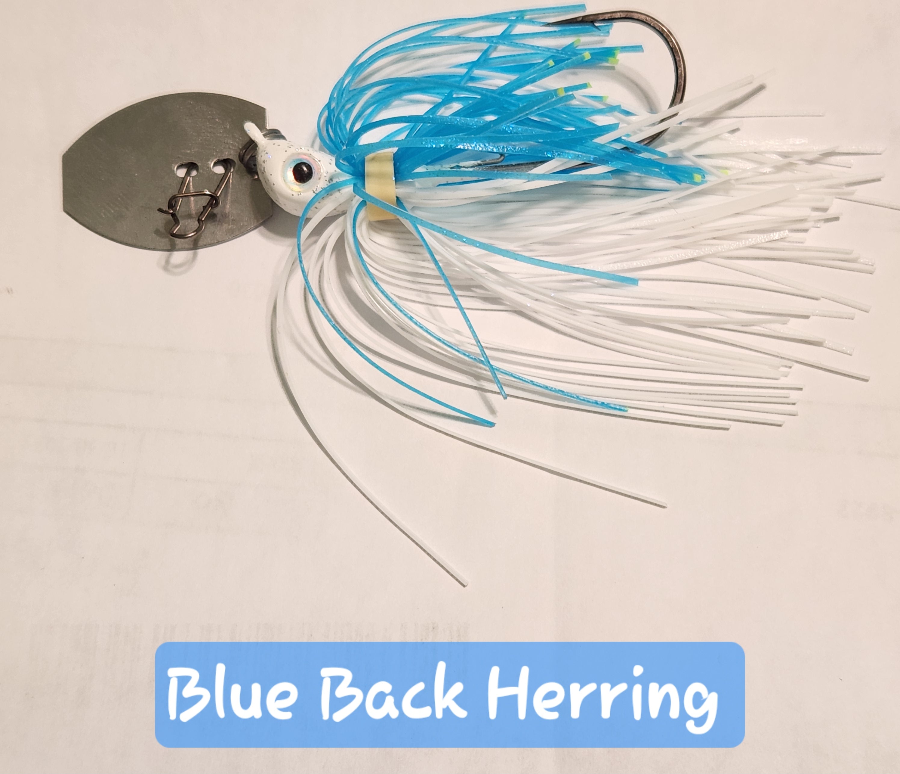 BLADED JIG Predator-Prey    •	Blue Back Herring