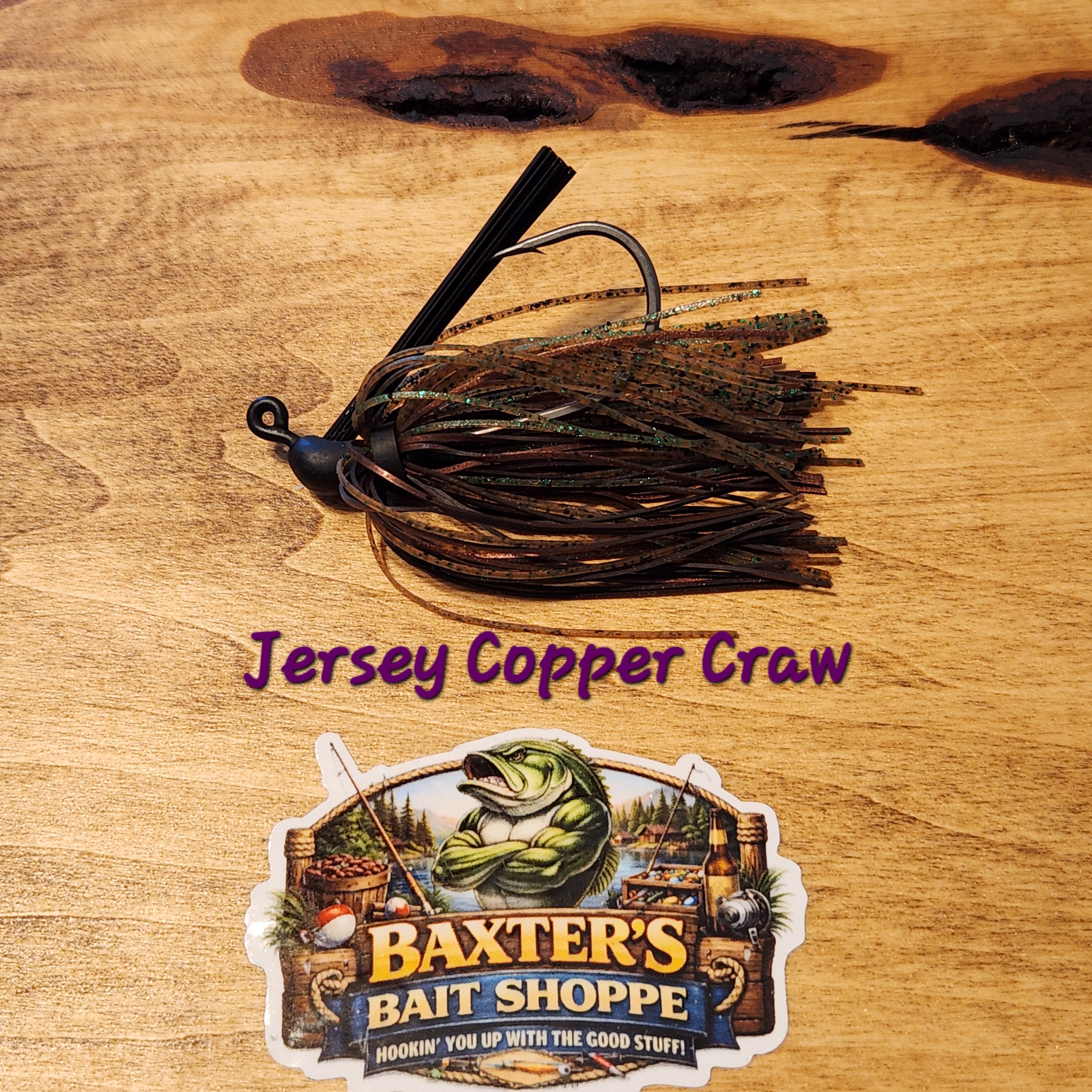 Arkie Style Jig: JERSEY COPPER CRAW