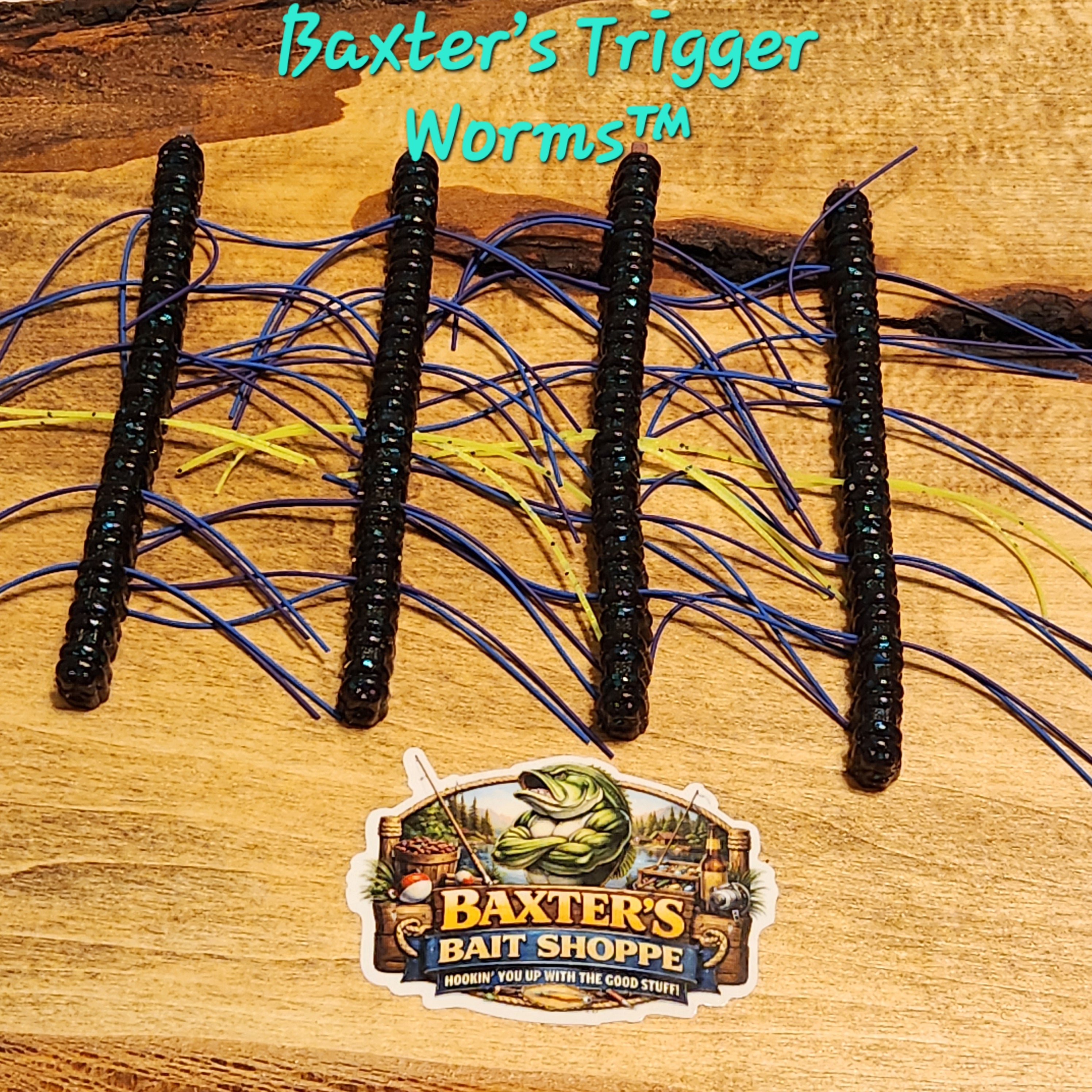 Trigger Worms: JUNEBUG n Chartreuse