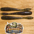 Trigger Flat™ Worm Green Pumpkin Purple Flake