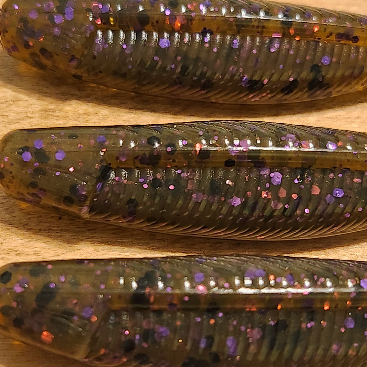 Trigger Shad™ Green Pumpkin Purple