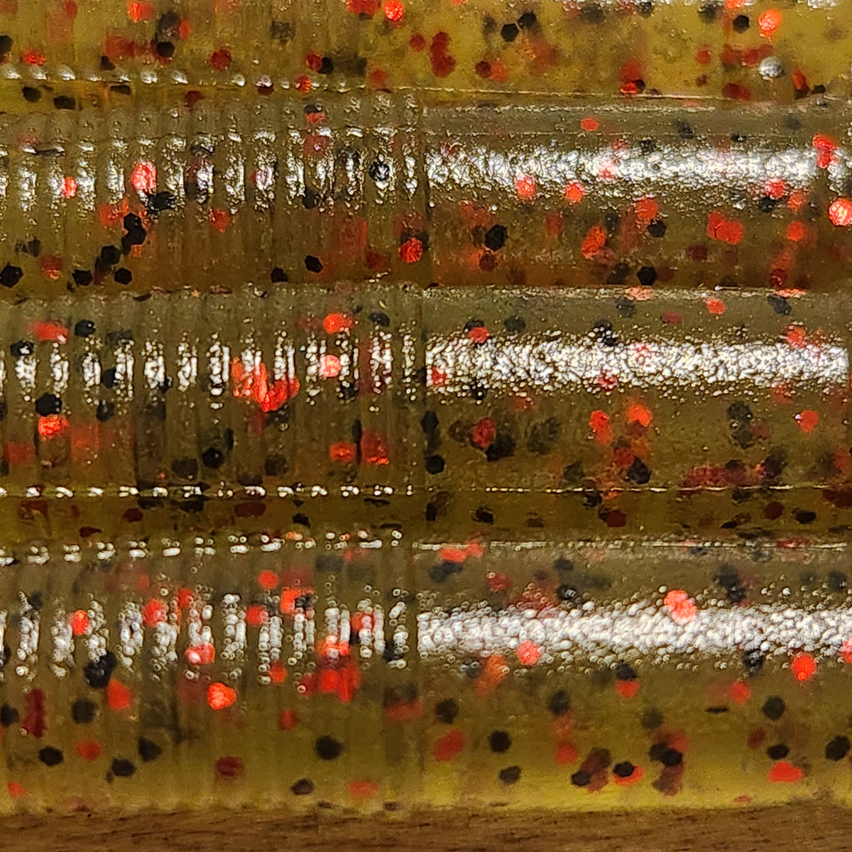 Trigger Stub™Ned Bait Green Pumpkin Red