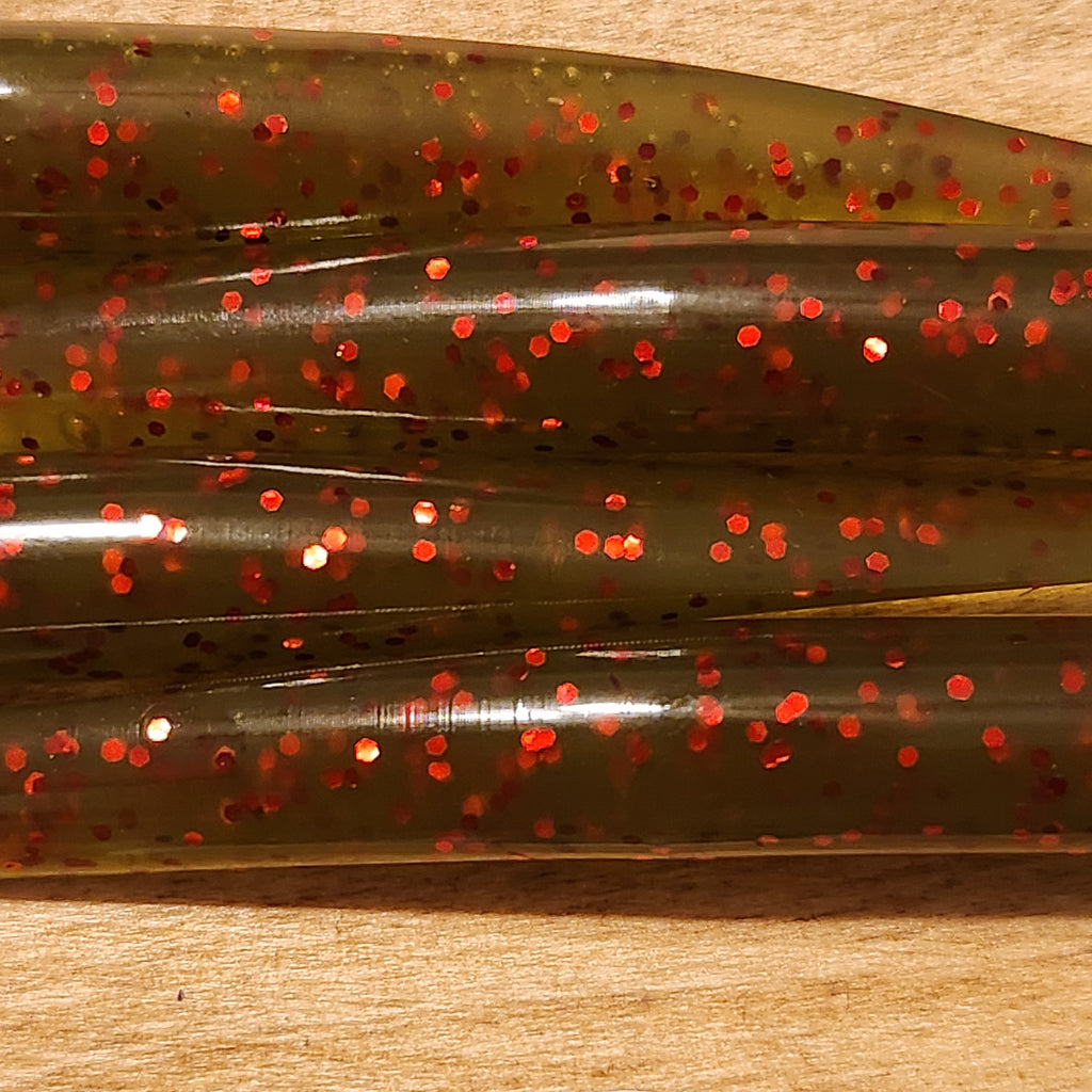 BAXTER’S BAITS TRIGGER SPIKE™ Green Pumpkin Red Flake