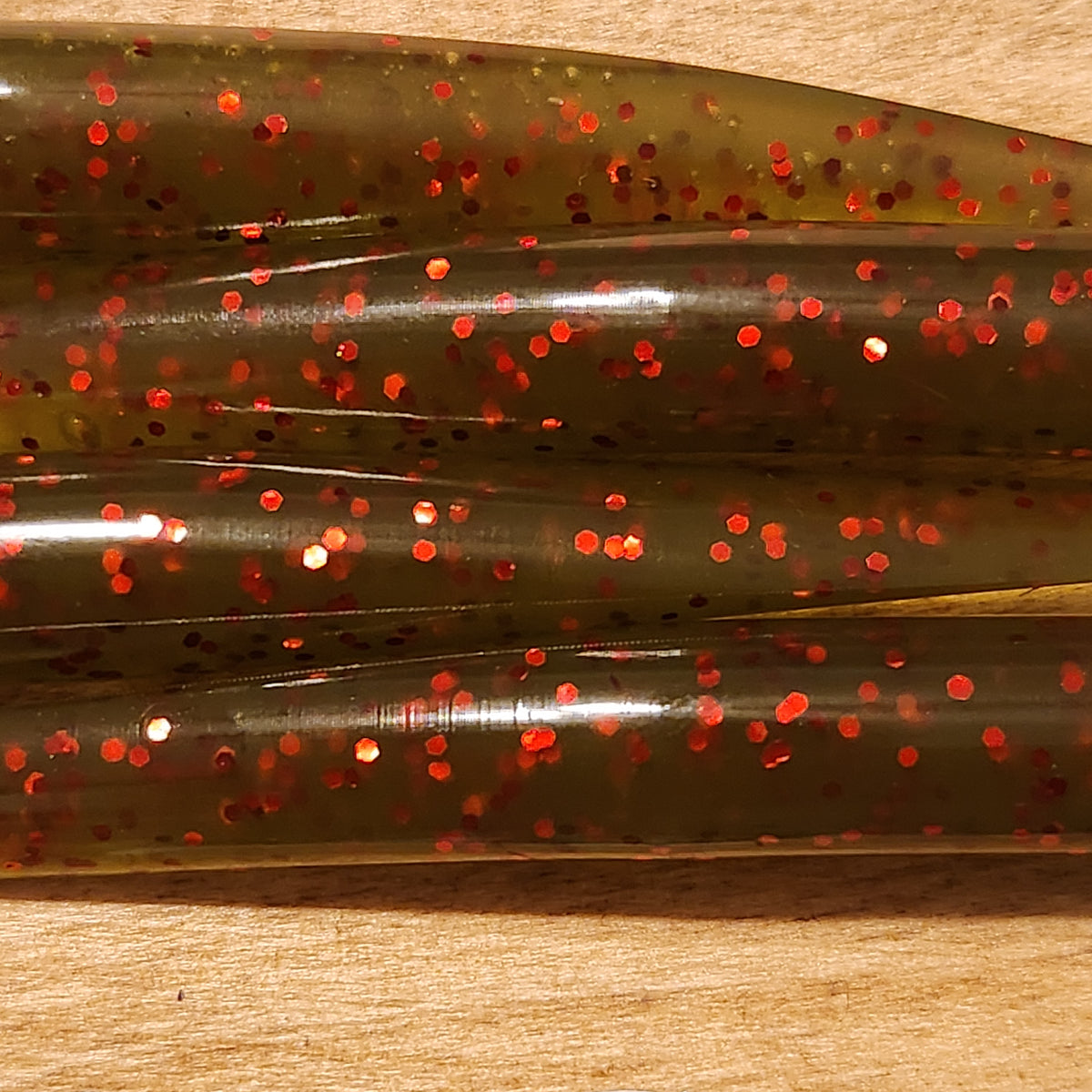 BAXTER’S BAITS TRIGGER SPIKE™ Green Pumpkin Red Flake