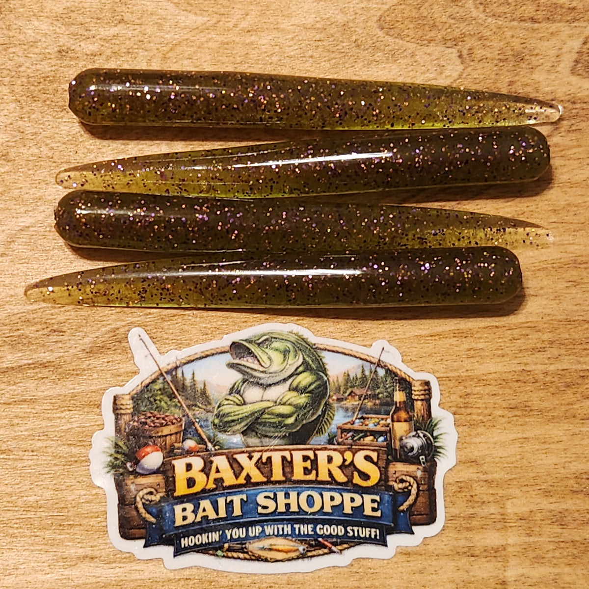 BAXTER’S BAITS TRIGGER SPIKE™ Green Pumpkin Green Magic