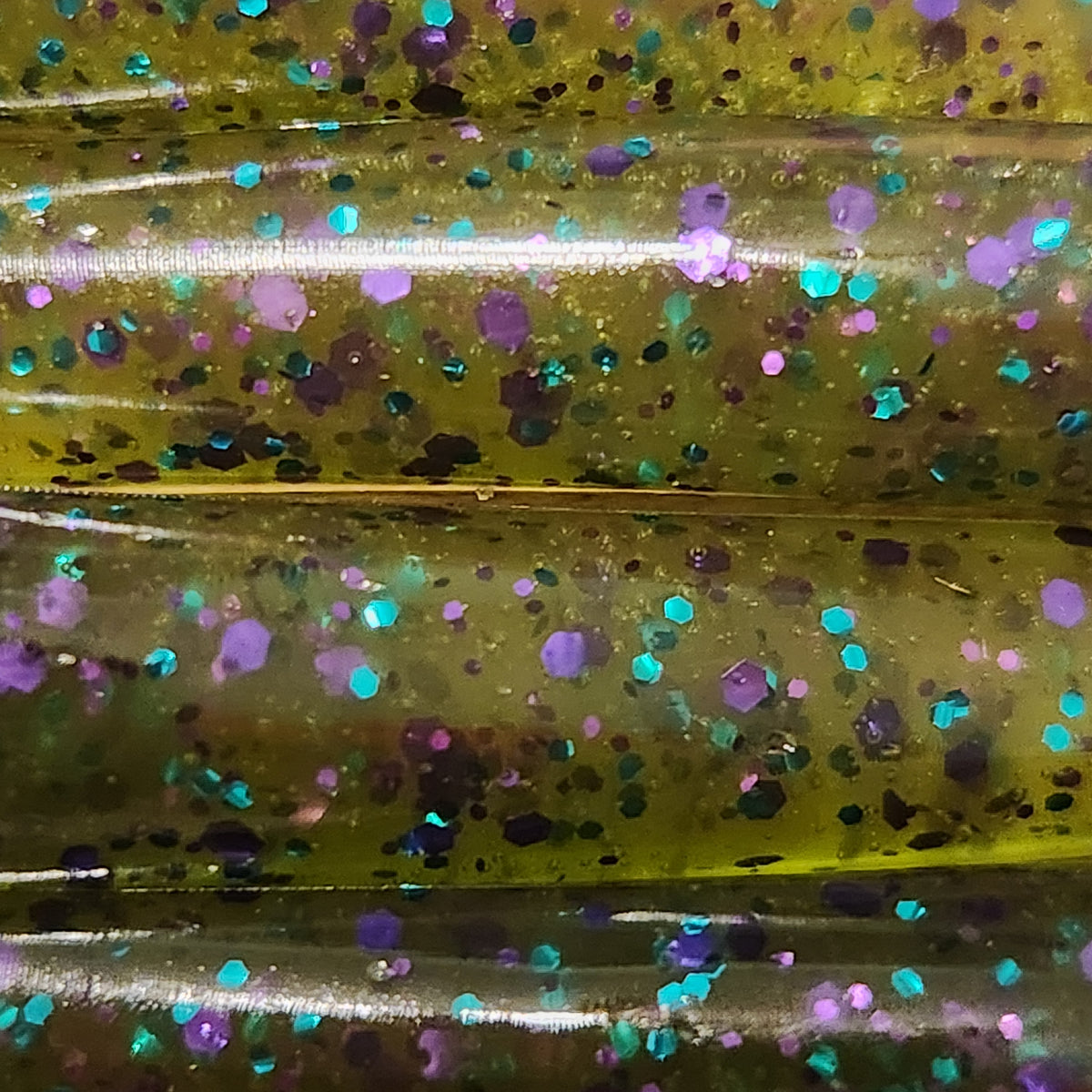 BAXTER’S BAITS TRIGGER SPIKE™ Green Pumpkin Green & Purple Flake