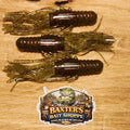 🦞 Baxter’s Baits Trigger Crawkin™ Green Pumpkin Red Flake