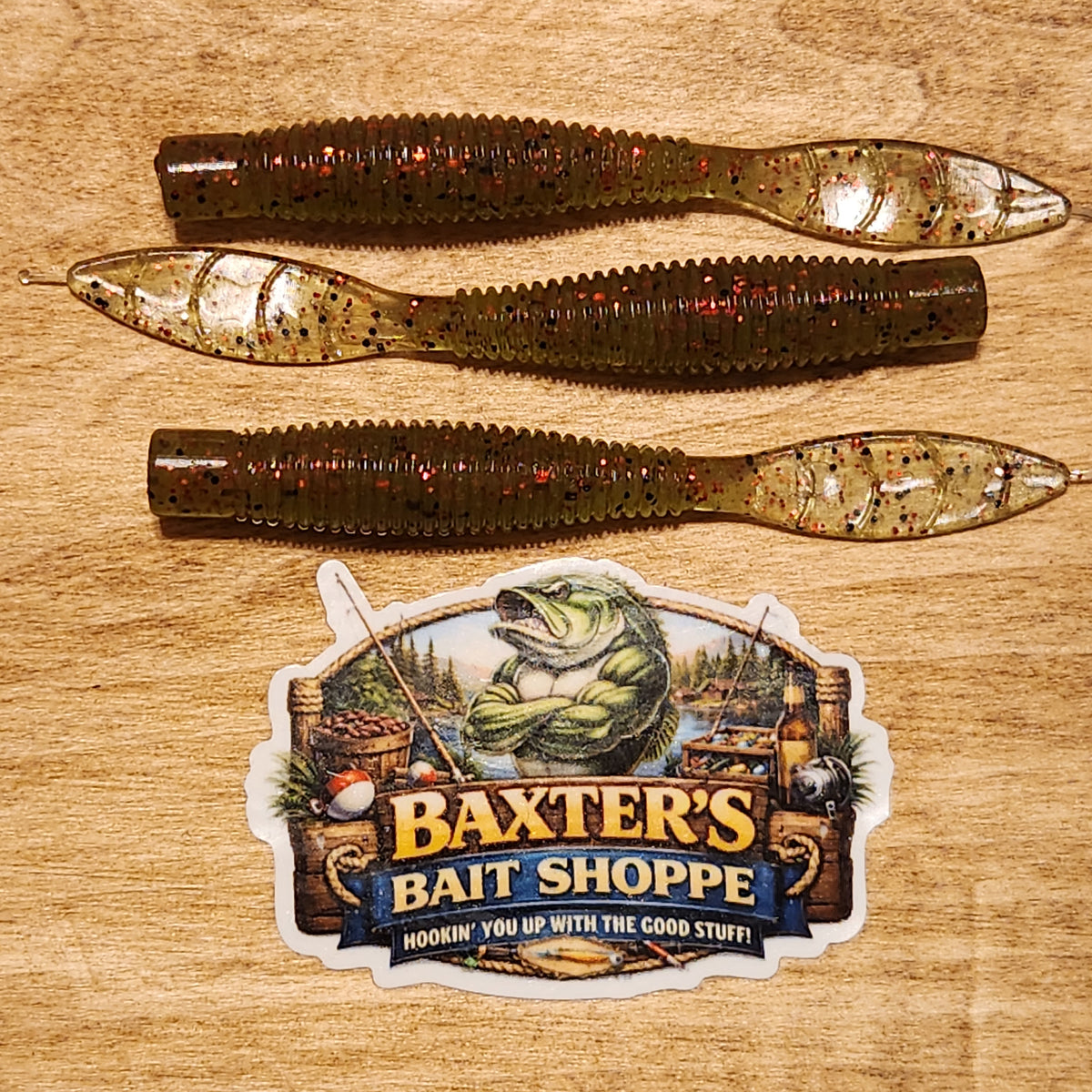 Trigger Bomb™ Green Pumpkin Red & Black Flake