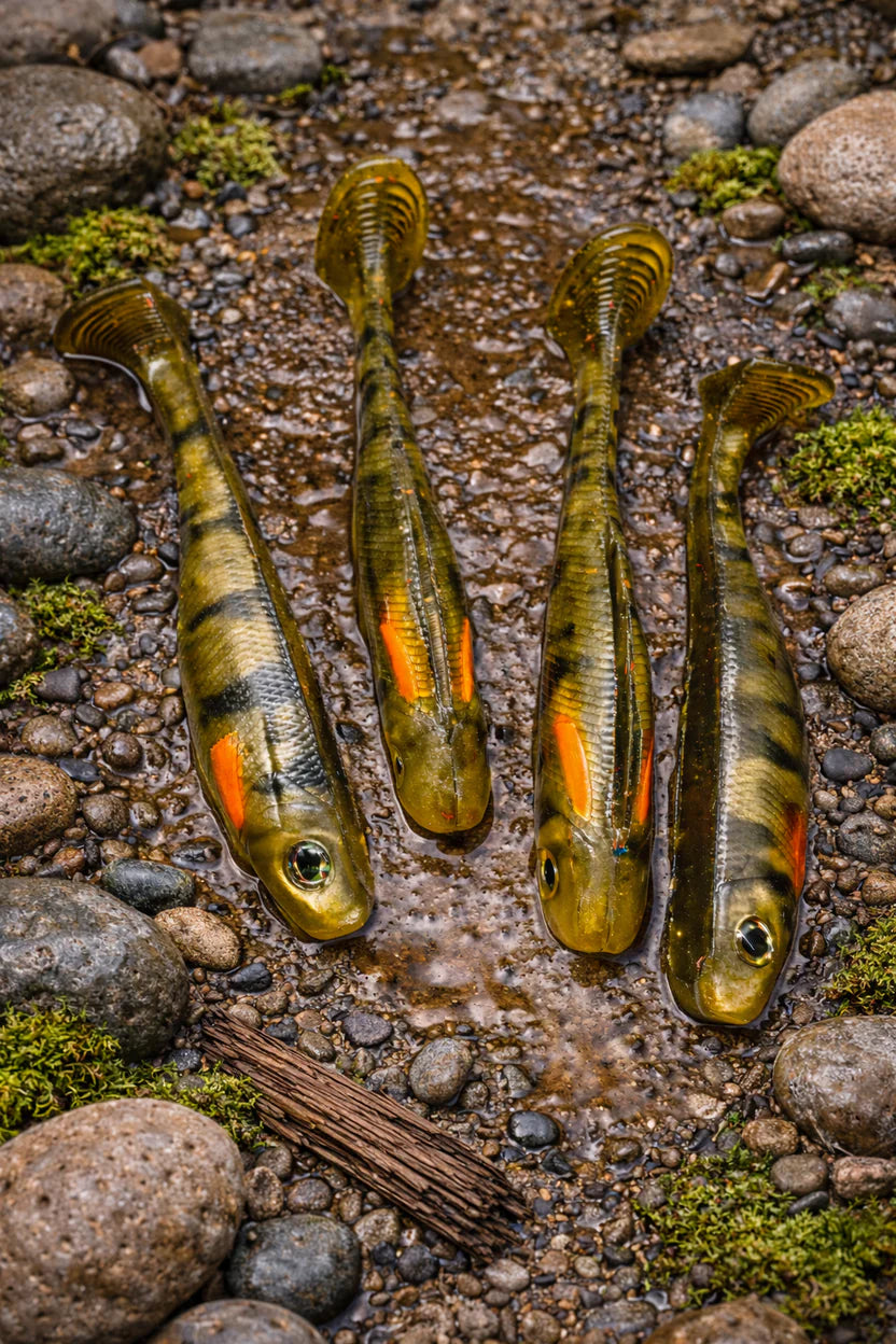 TRAILERS for Jigs, Swim jigs, Vibrating jigs BY STUMPTHUMPER SOFT PLASTICS