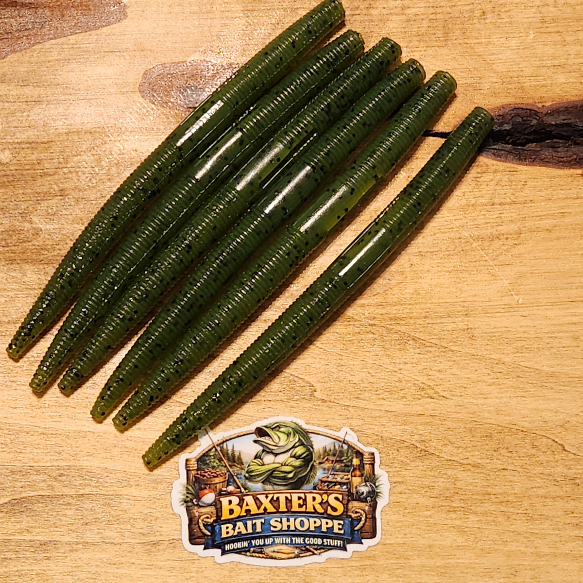 Trigger Stick Bait 5 inch Watermelon Black flake